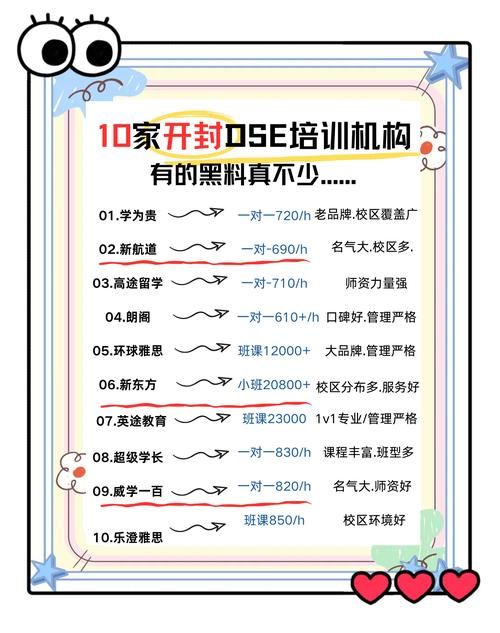 DSE课程费用解析 如何选择高性价比的培训班