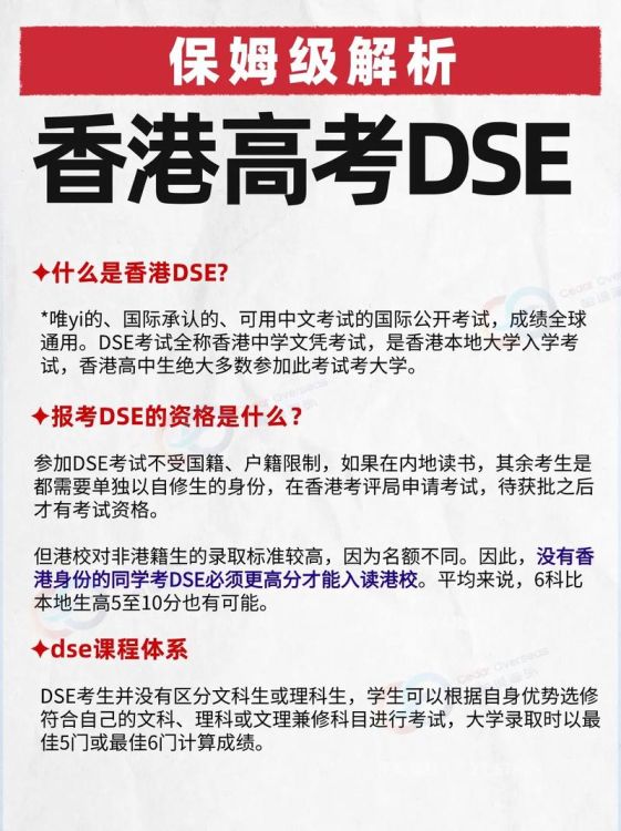 香港DSE培训课程 2025年最新考试大纲深度解析